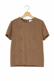 Yune Ho- Brown- Blouse- Sz S