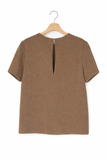 Yune Ho- Brown- Blouse- Sz S