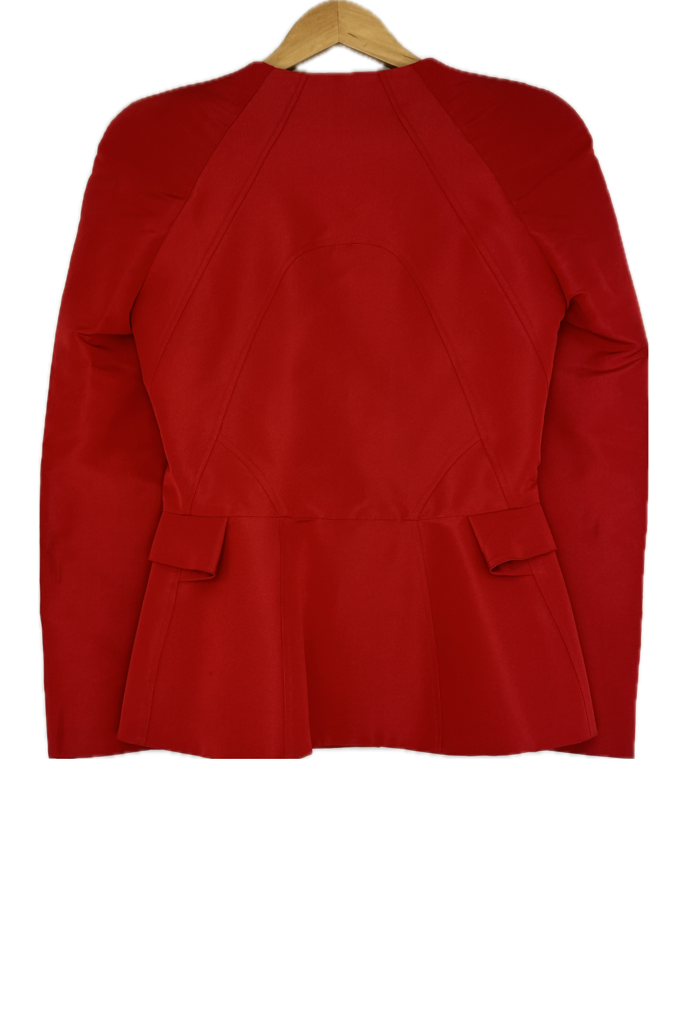 Pre-Owned Zac Posen- Red- Skirt Suit- Sz 8