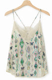 Zadig + Voltaire- Cream and Multi- Camisole- Sz XS