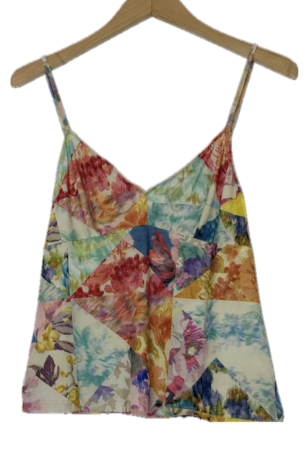 Pre-Owned Zimmerman- Multi Floral Print- Two Piece Blouse-Sz 2