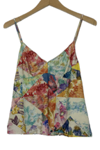 Pre-Owned Zimmerman- Multi Floral Print- Two Piece Blouse-Sz 2