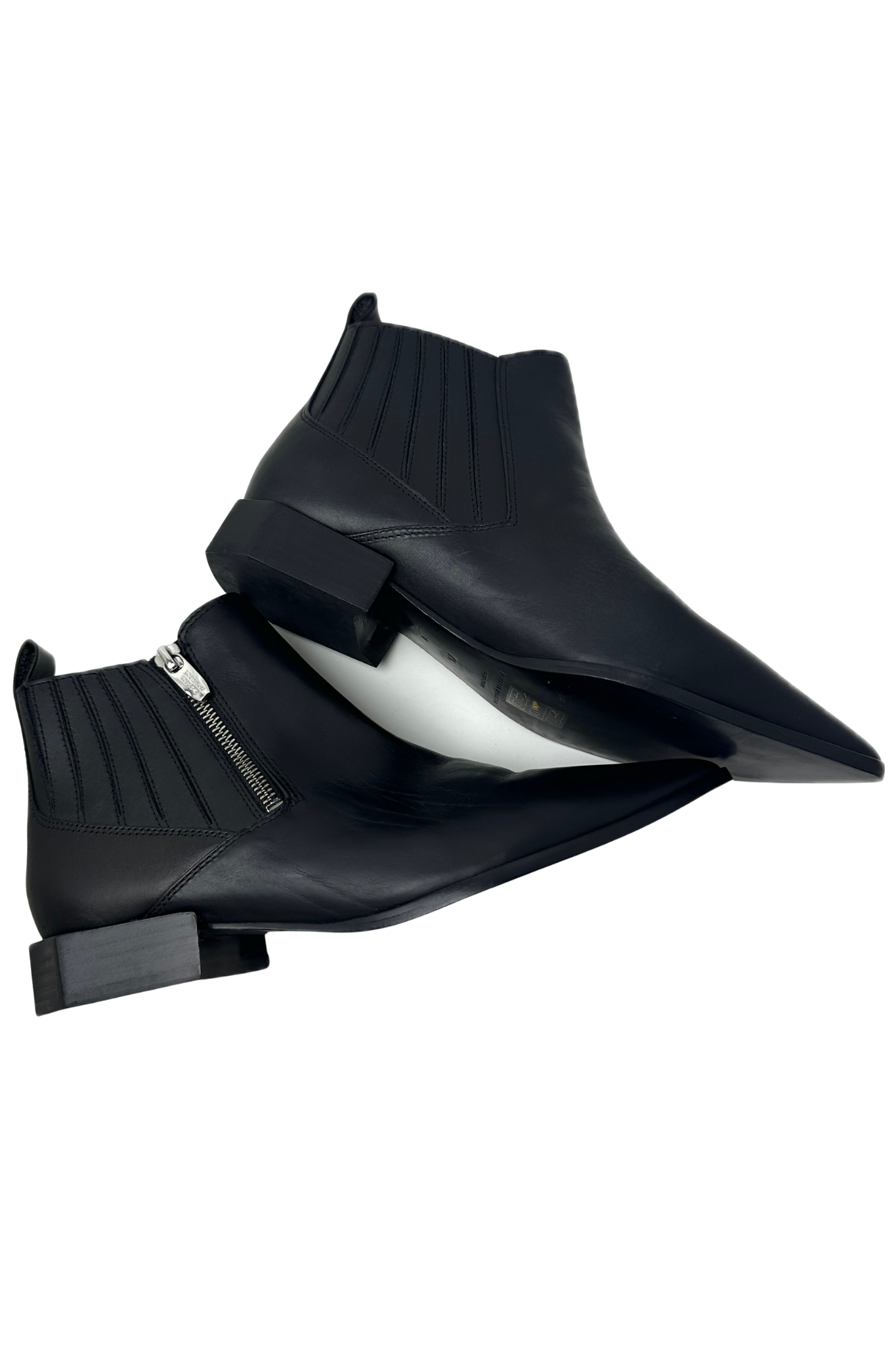 Pre-Owned Sigerson Morrison- Black- Boots- Sz 7.5